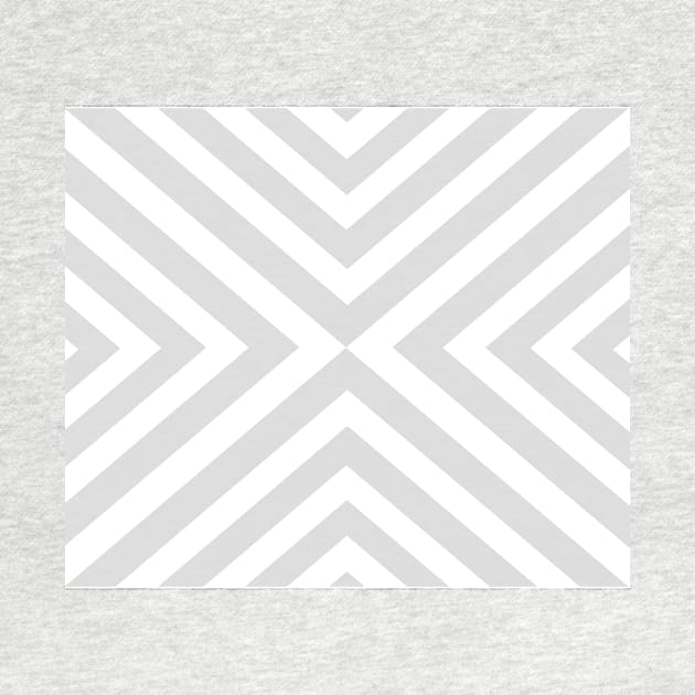 Abstract triangles geometric pattern - gray and white. by kerens